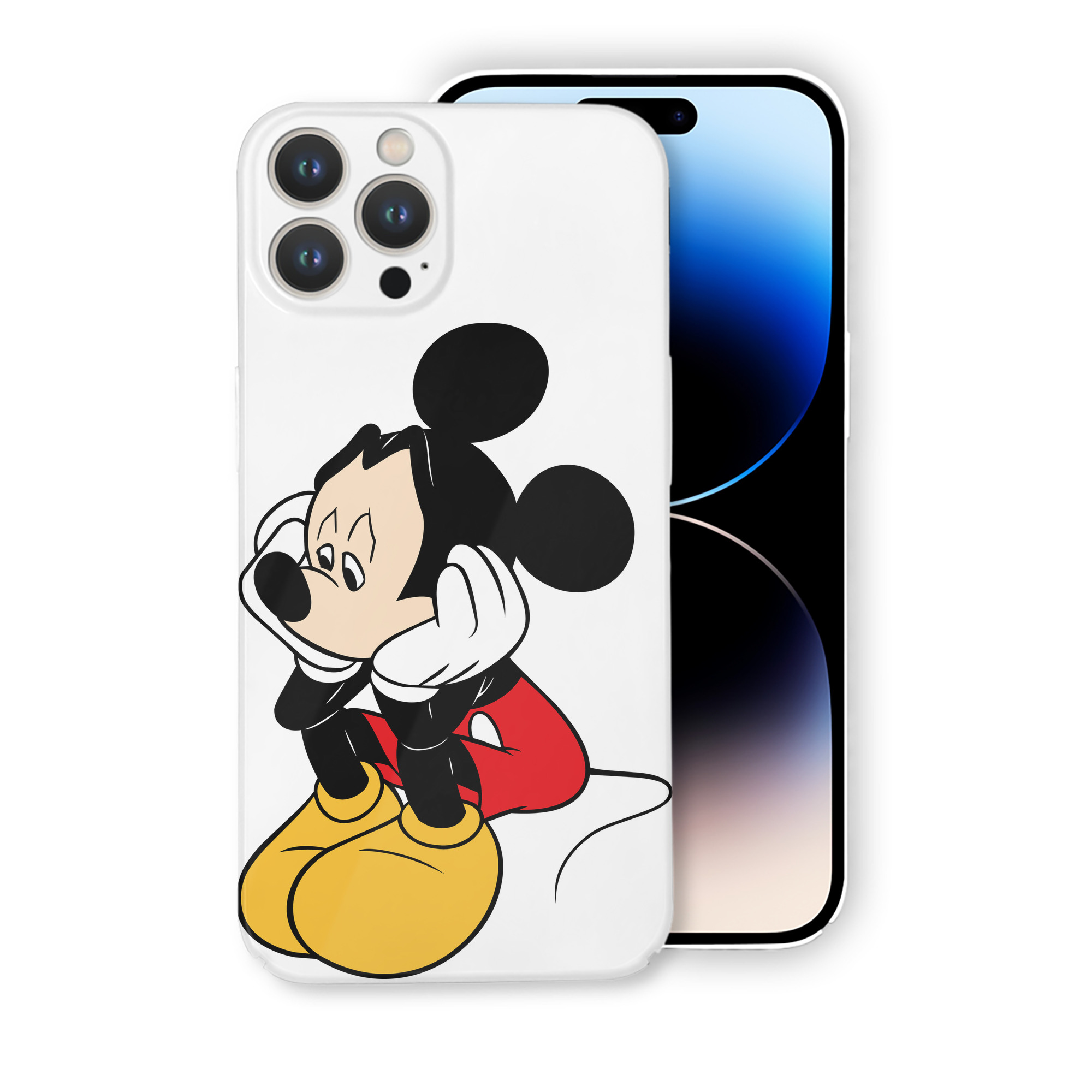 （画像用） ミッキーマウス Mickey Mouse 【iPhone 14シリーズ対応】ハードケース